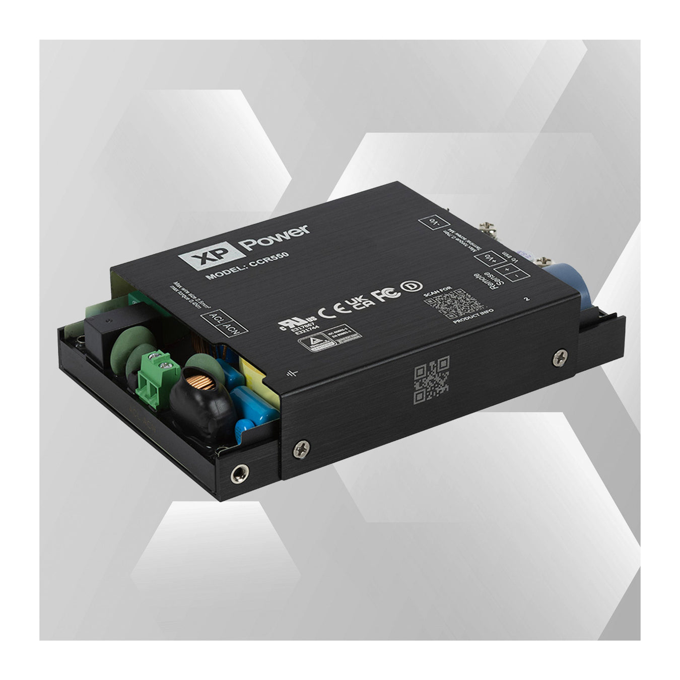 XP Power CCR550 Series AC-DC Power Supplies