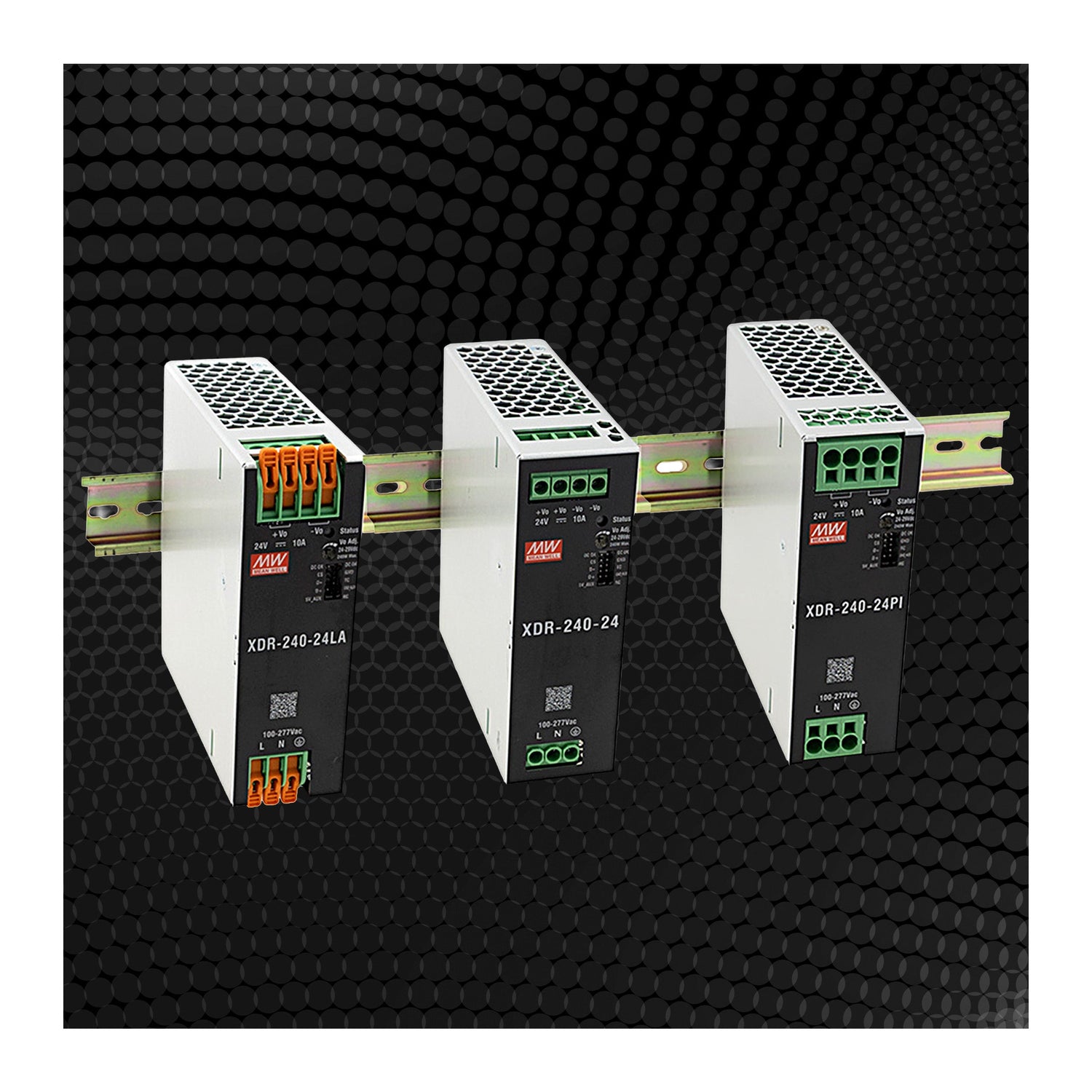 MEAN WELL XDR-240 High-End DIN Rail Power