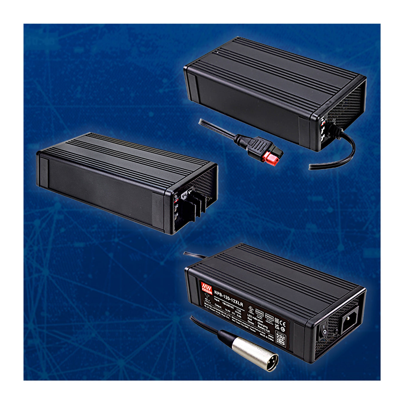 MEAN WELL NPB-120 Series Battery Chargers