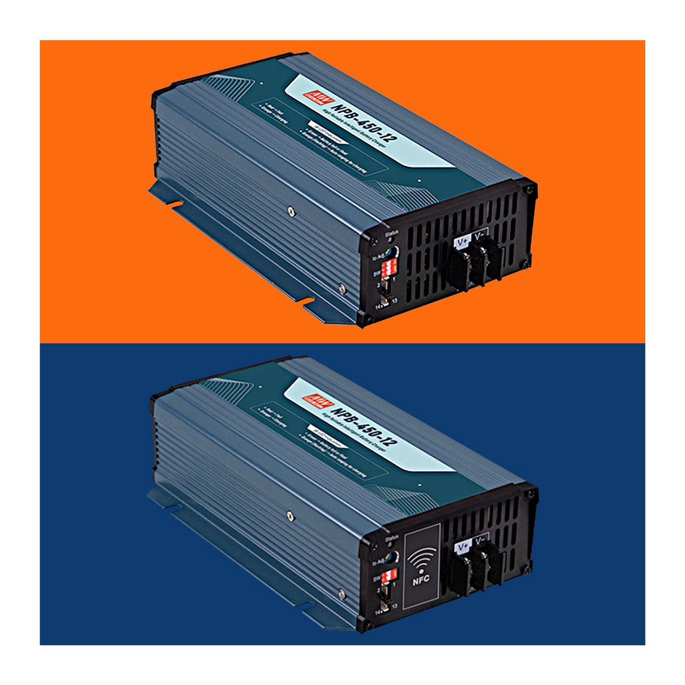 MEAN WELL NPB-450 Series Battery Chargers